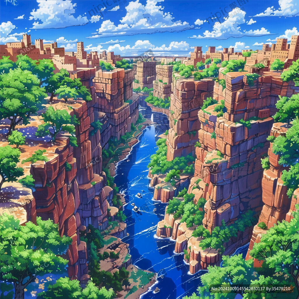 山谷清流 静谧之美