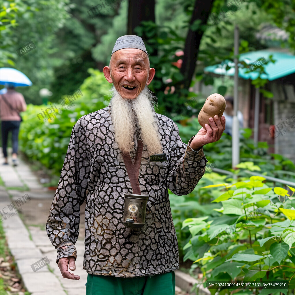 老人与他的土豆