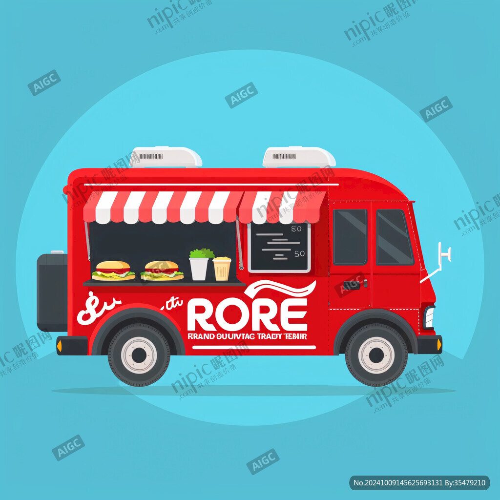 红色小吃车 美味等你来尝