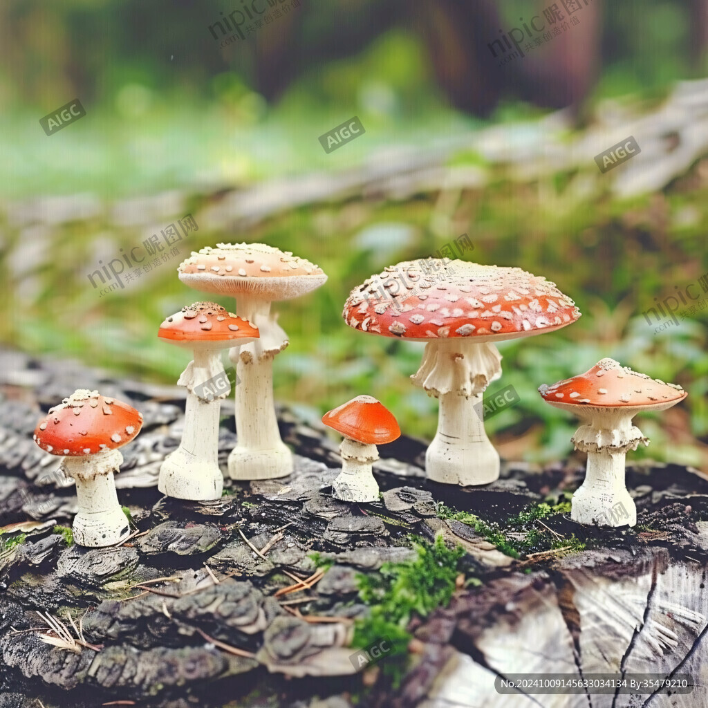 红伞菇的童话世界