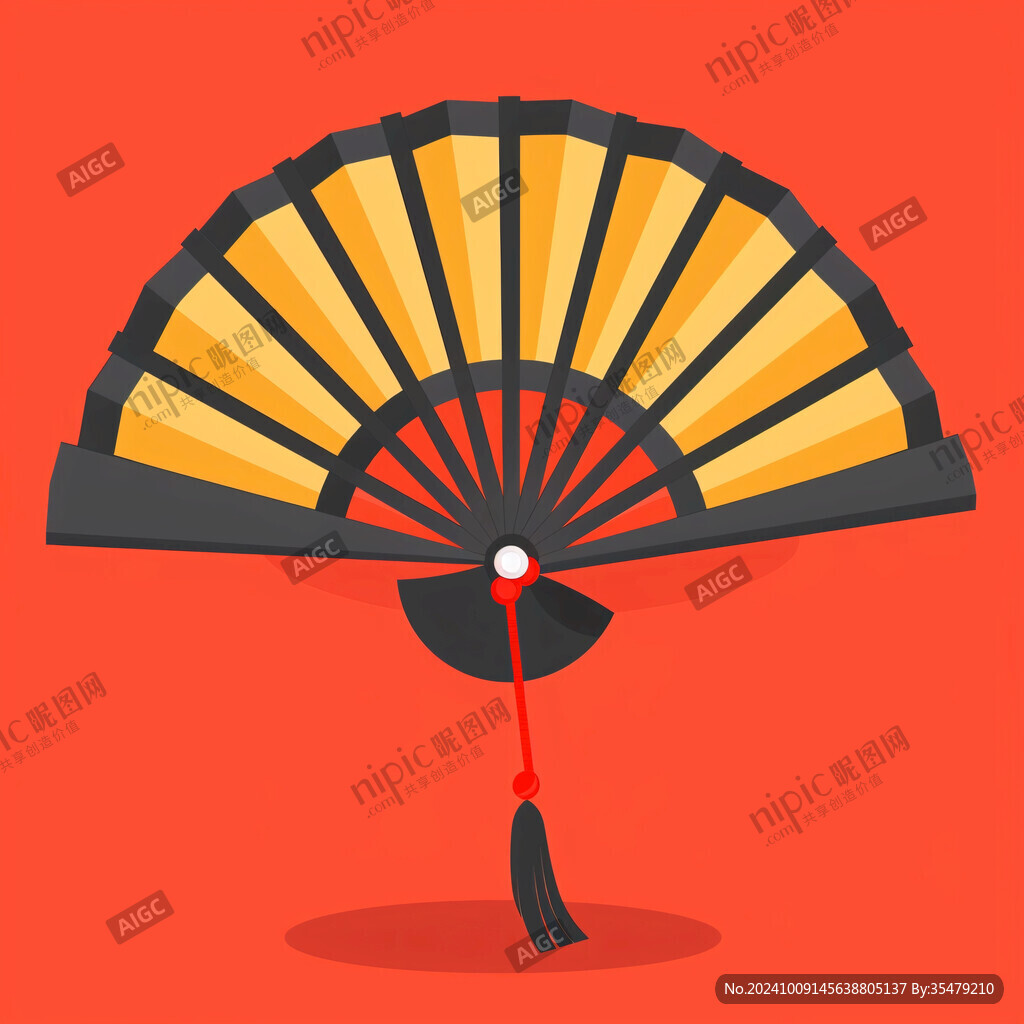 中国传统折扇