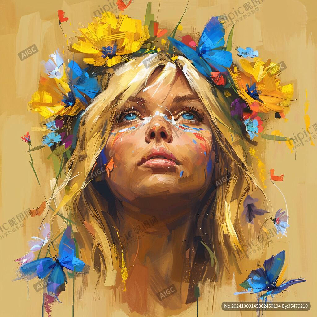 花环少女 梦幻蝶舞