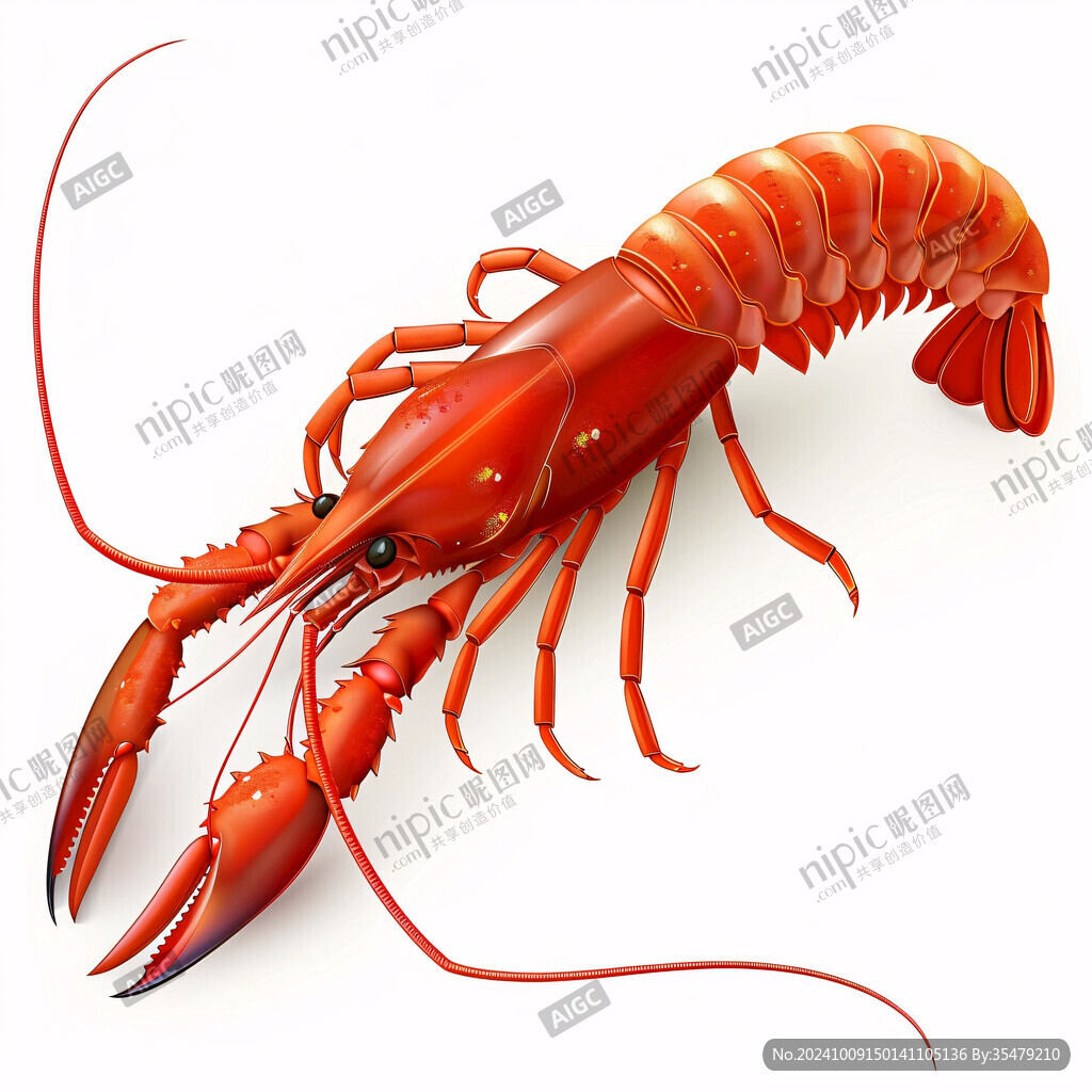 鲜活龙虾 美味佳肴