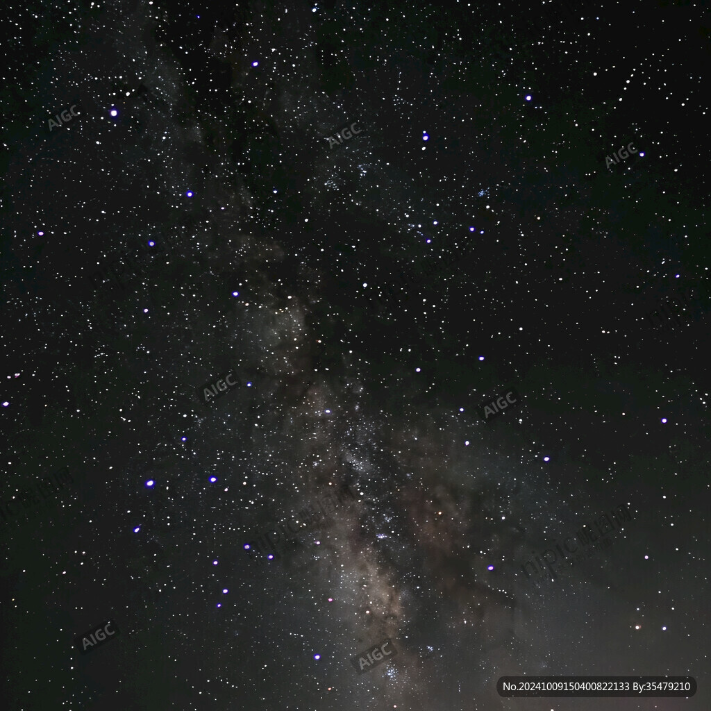 银河星空 璀璨夜空