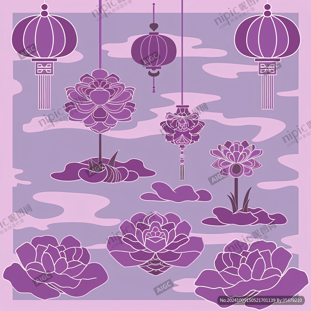 紫藤花灯 梦境仙境