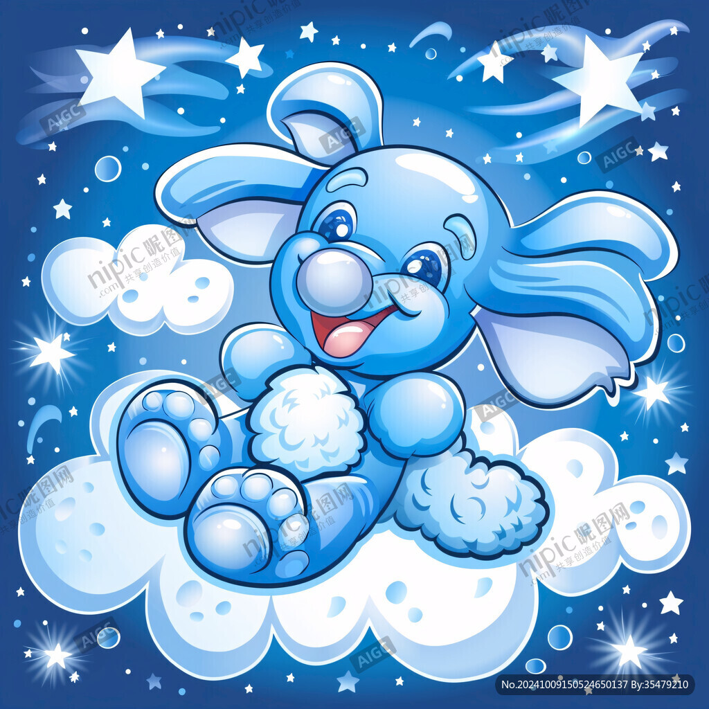 蓝色小兔梦游记