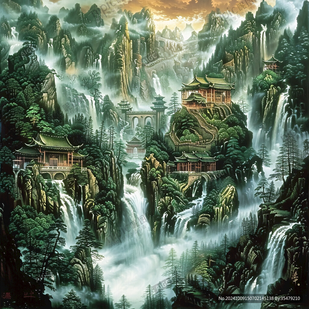 仙界立体画