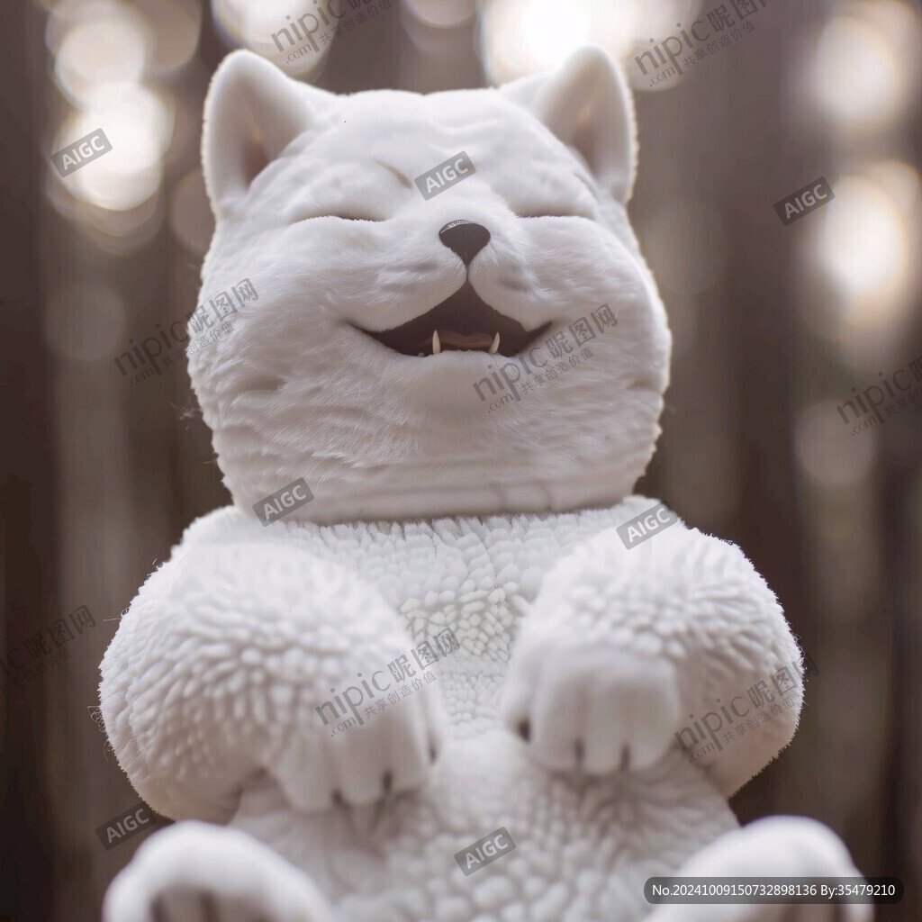 陶瓷公仔猫