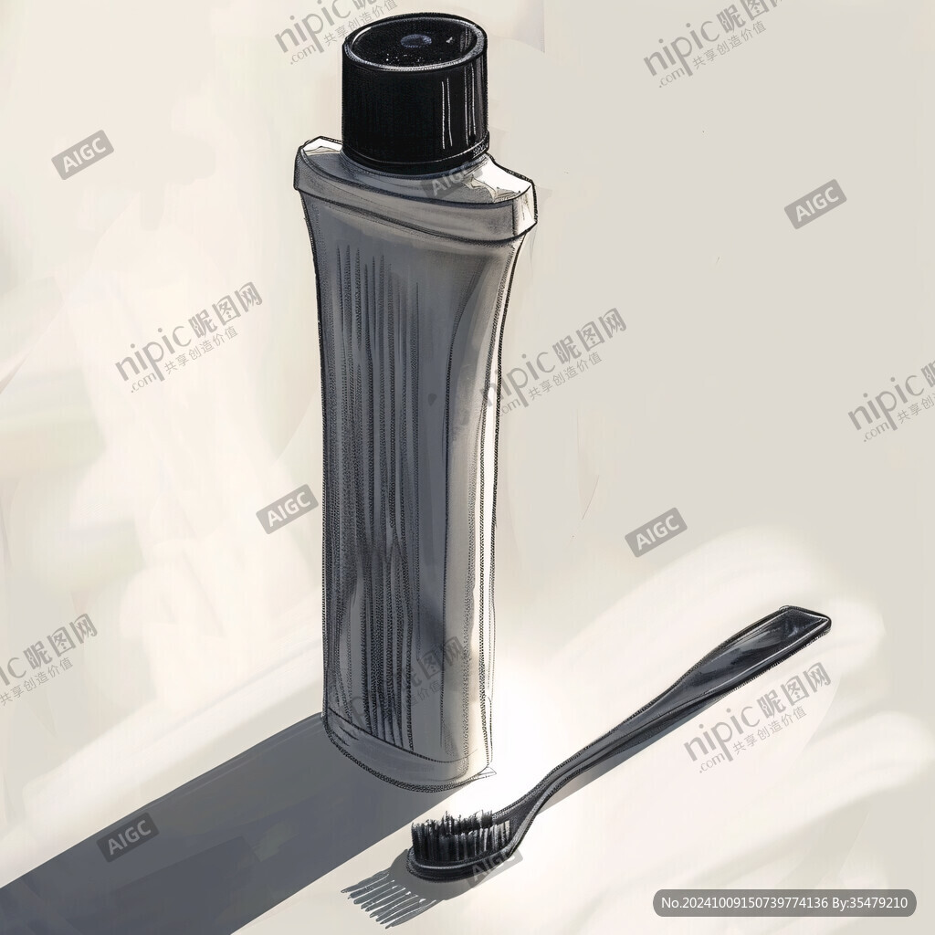 洗发水插画