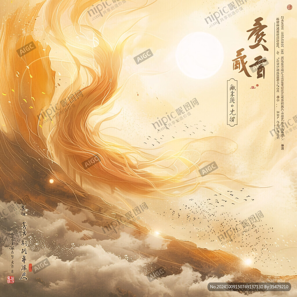 火凤凰插画