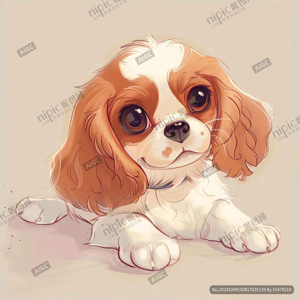 q版小狗插画