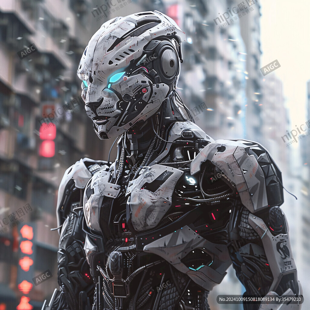 后现代机械科幻未来派