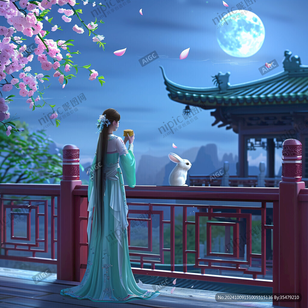 梦幻中秋节场景