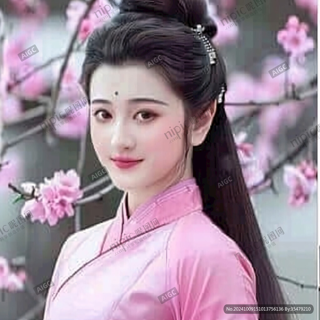 古典美女蜡像