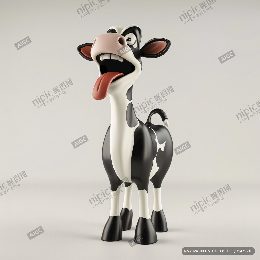 3d卡通牛
