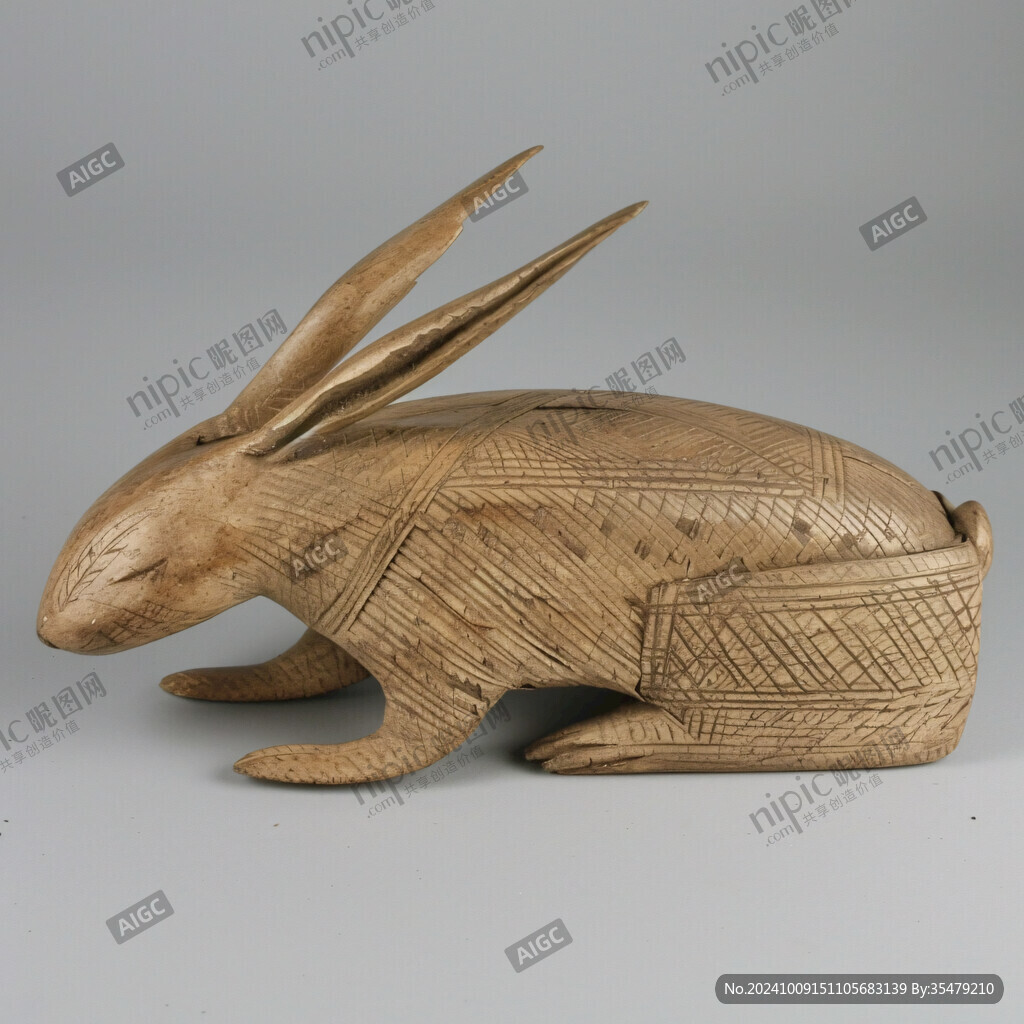 生肖兔模型