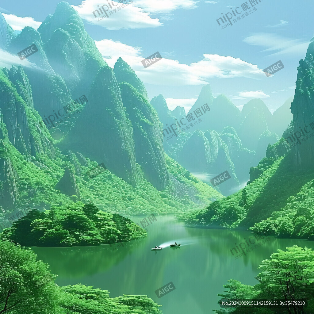 漓江风景画