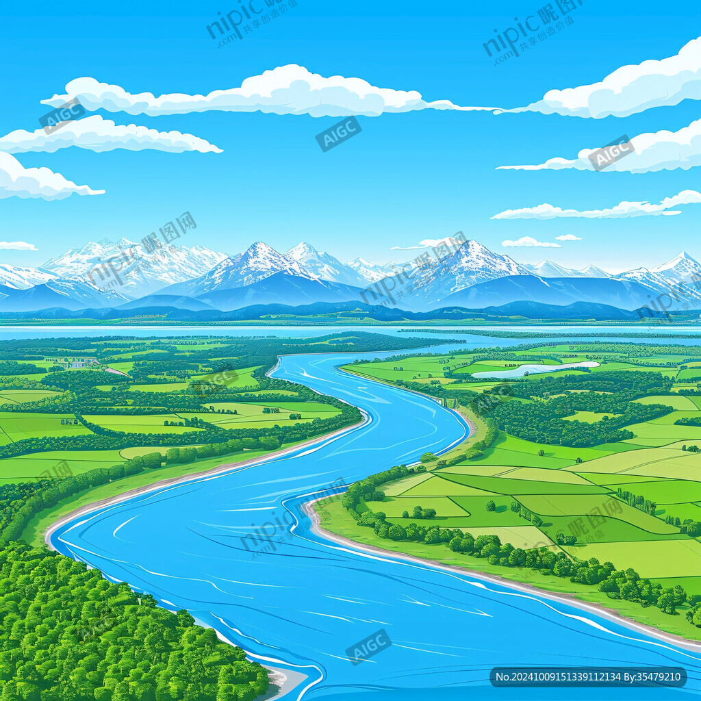 山川河流自然风光