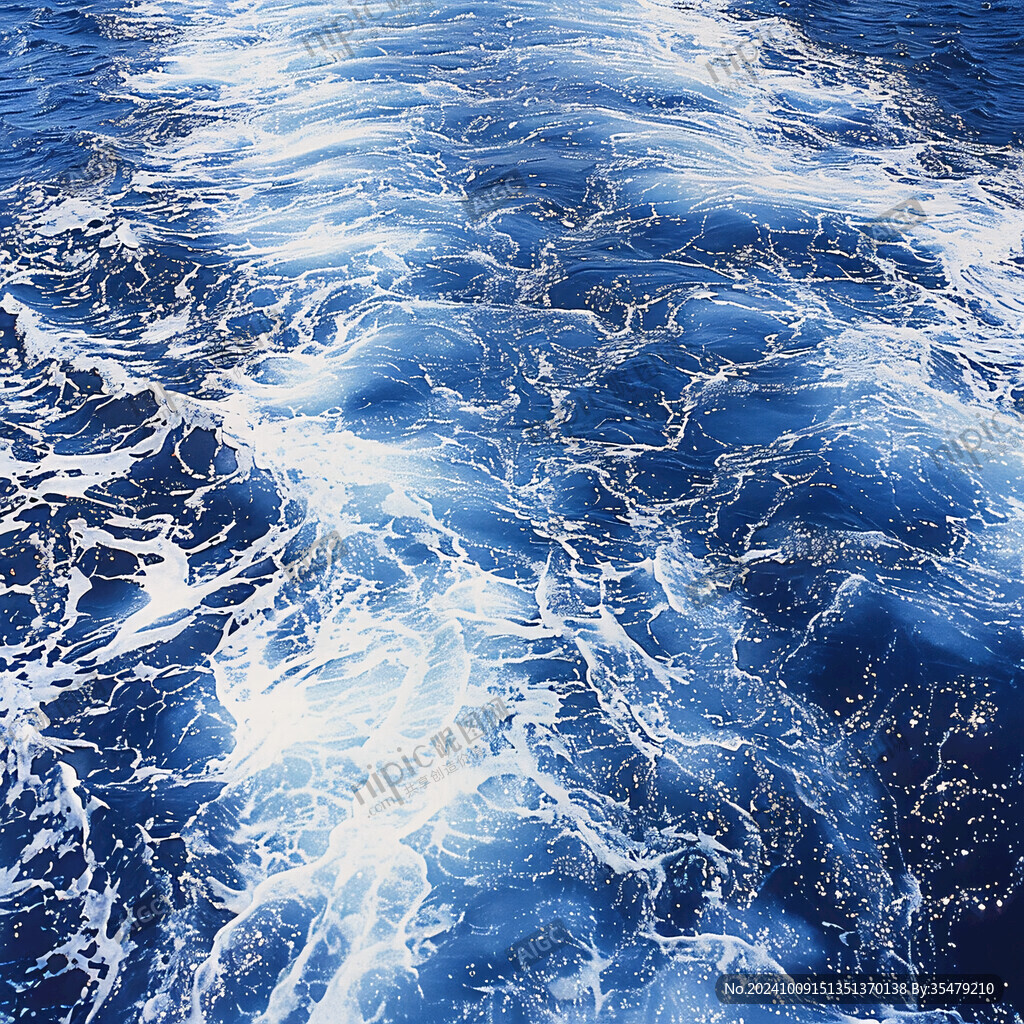 海面水波水光