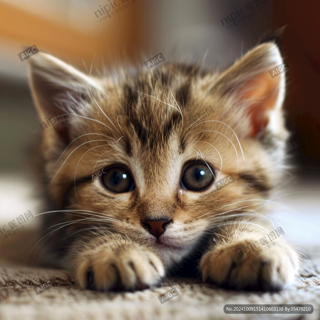 棕色小猫素材