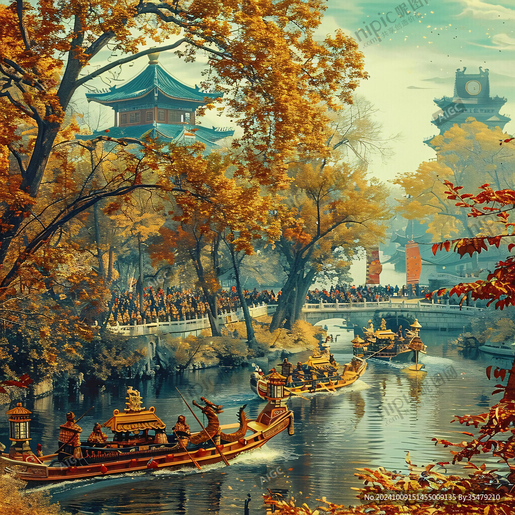 圆明园灯船