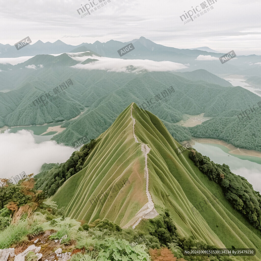 3d山素材
