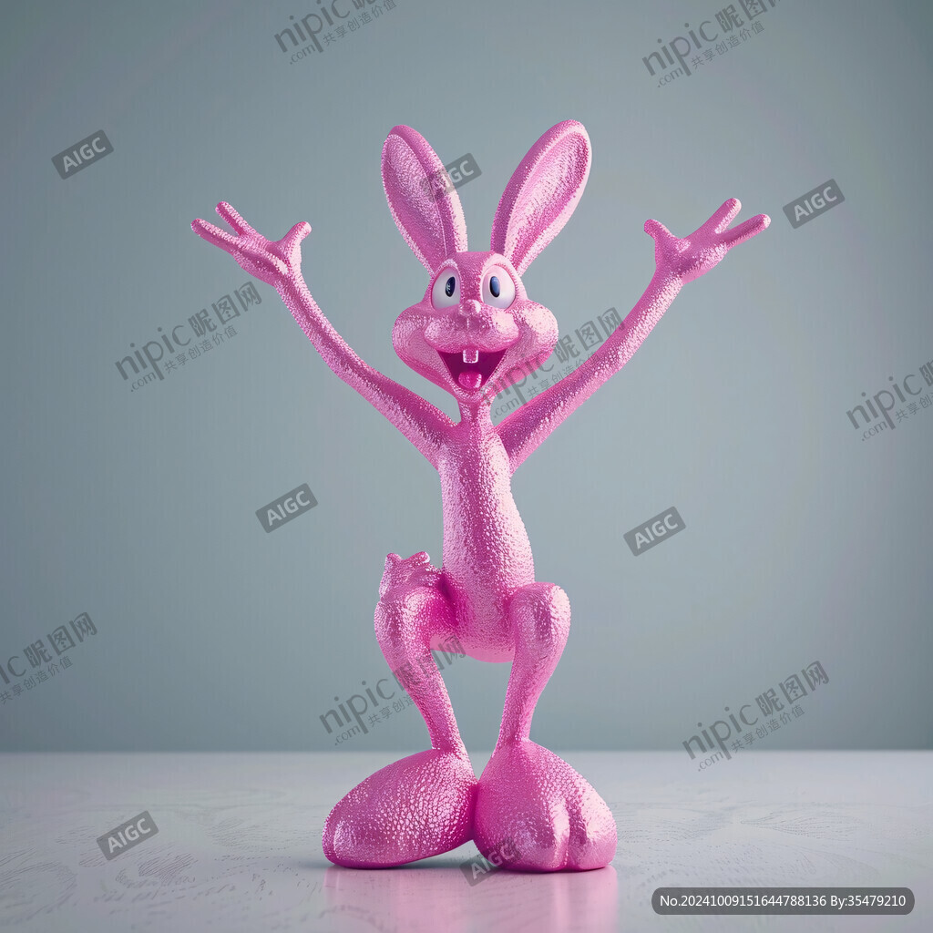 3d卡通兔子