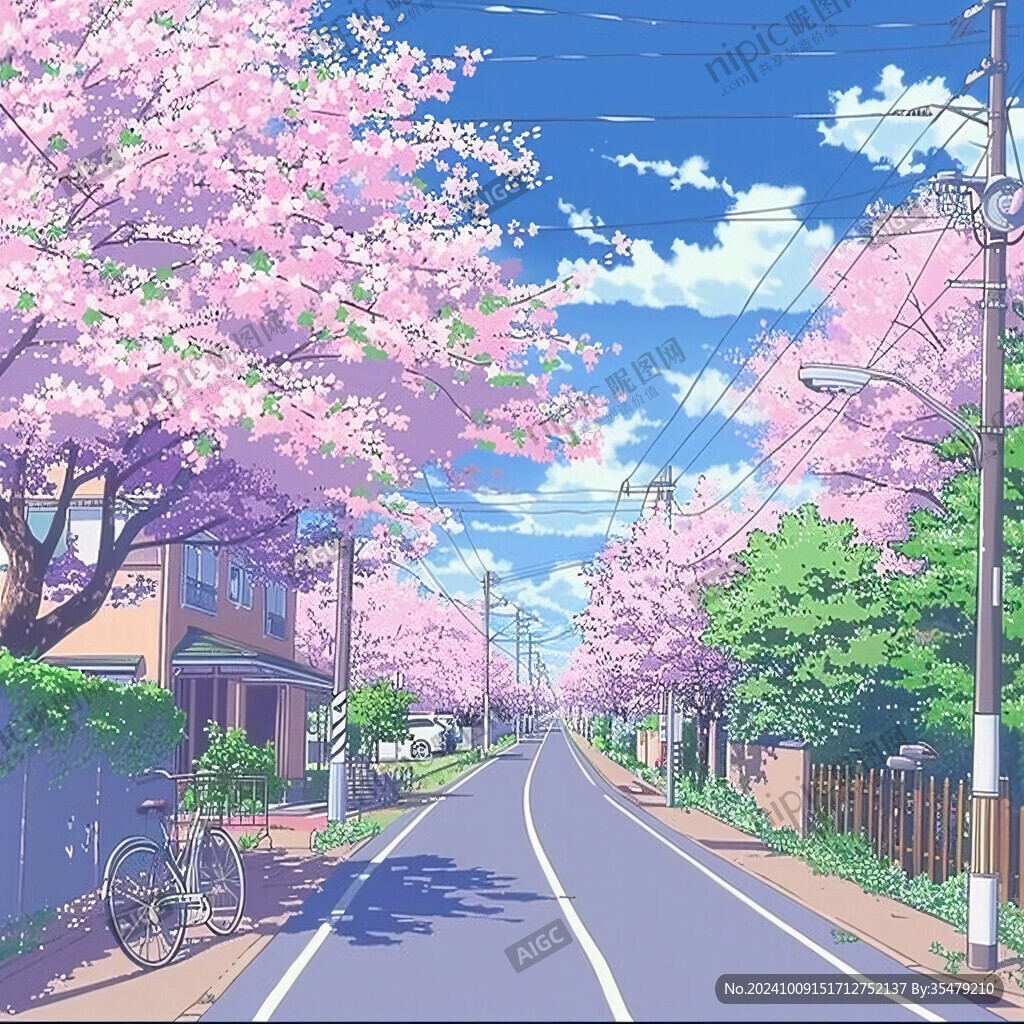 樱花树小路