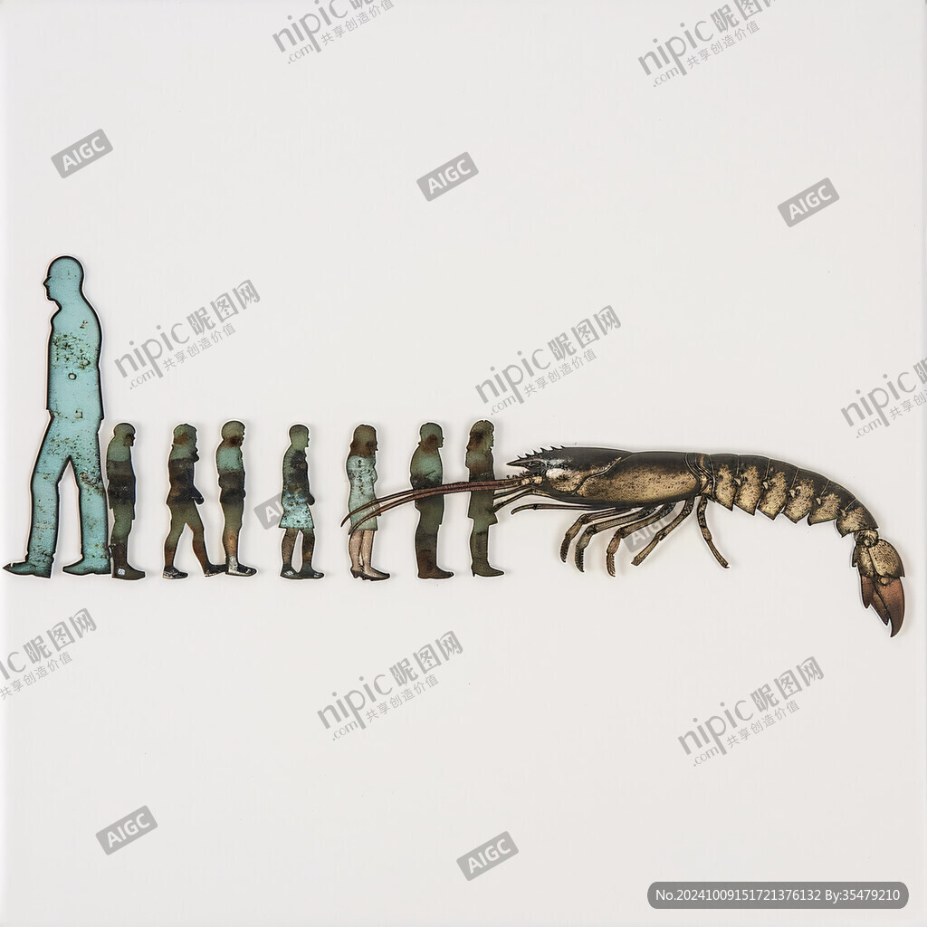 皮皮虾插画