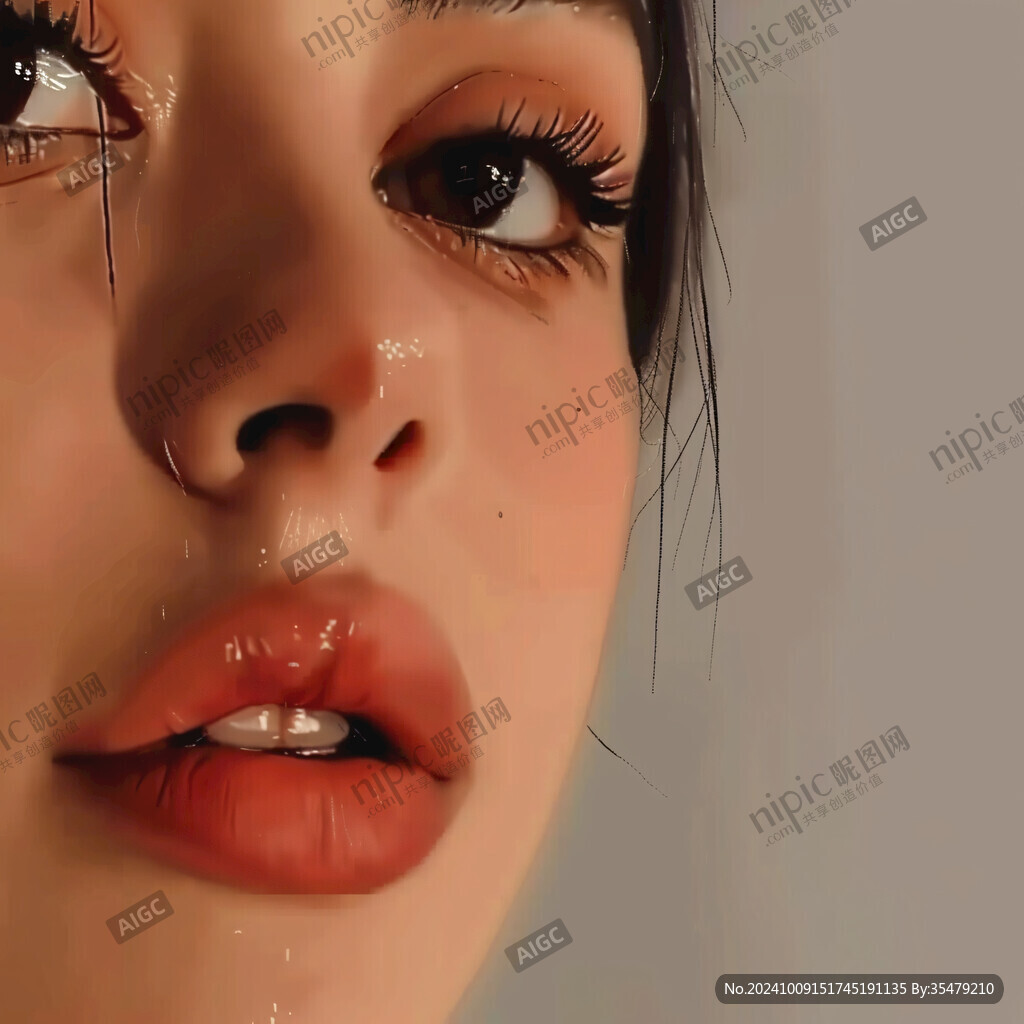 写实人物插画