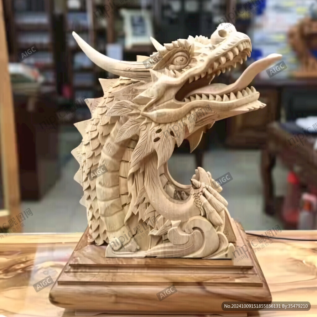 龙头船牙雕