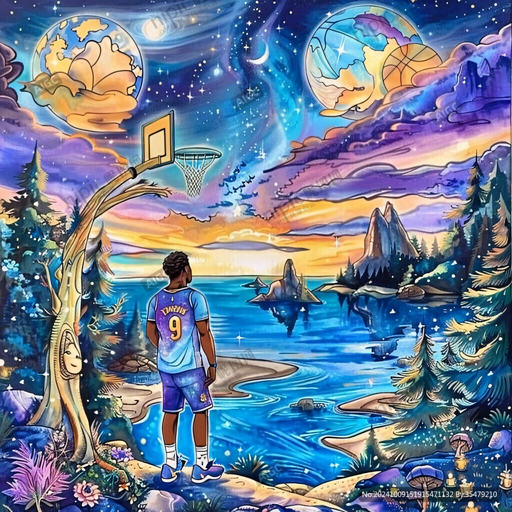 nba插画