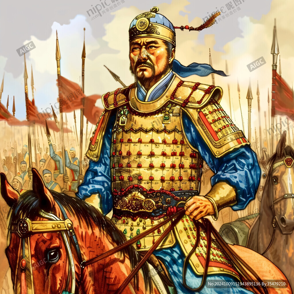 古代将领插画