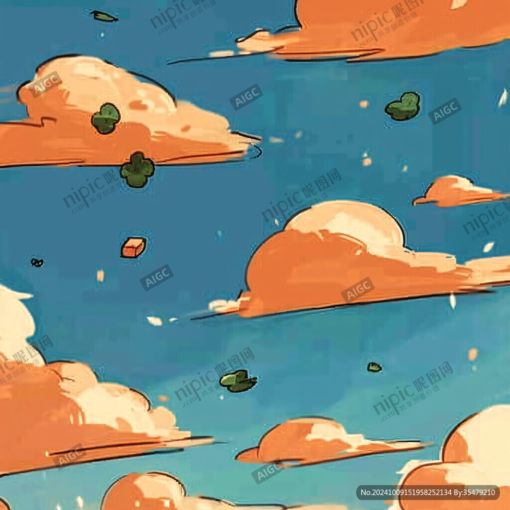 创意插画天空