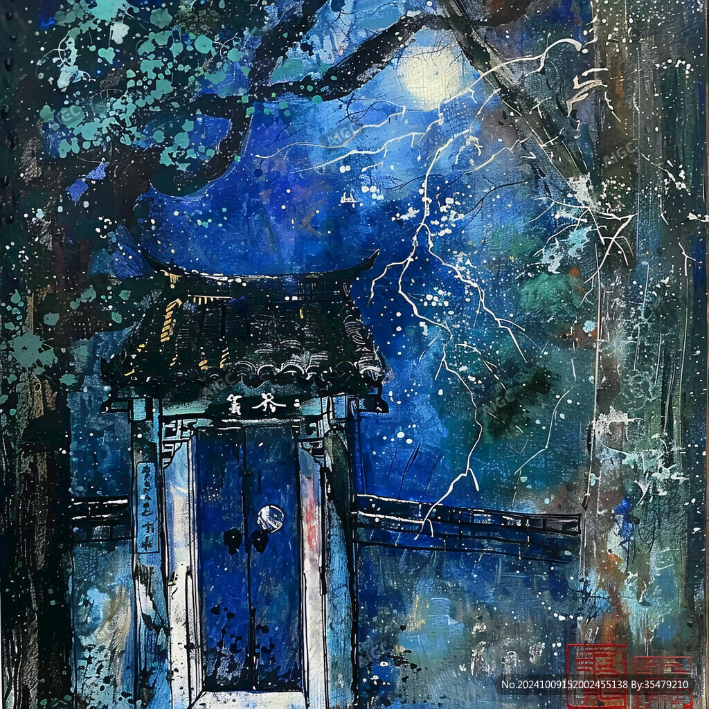 古亭水彩画
