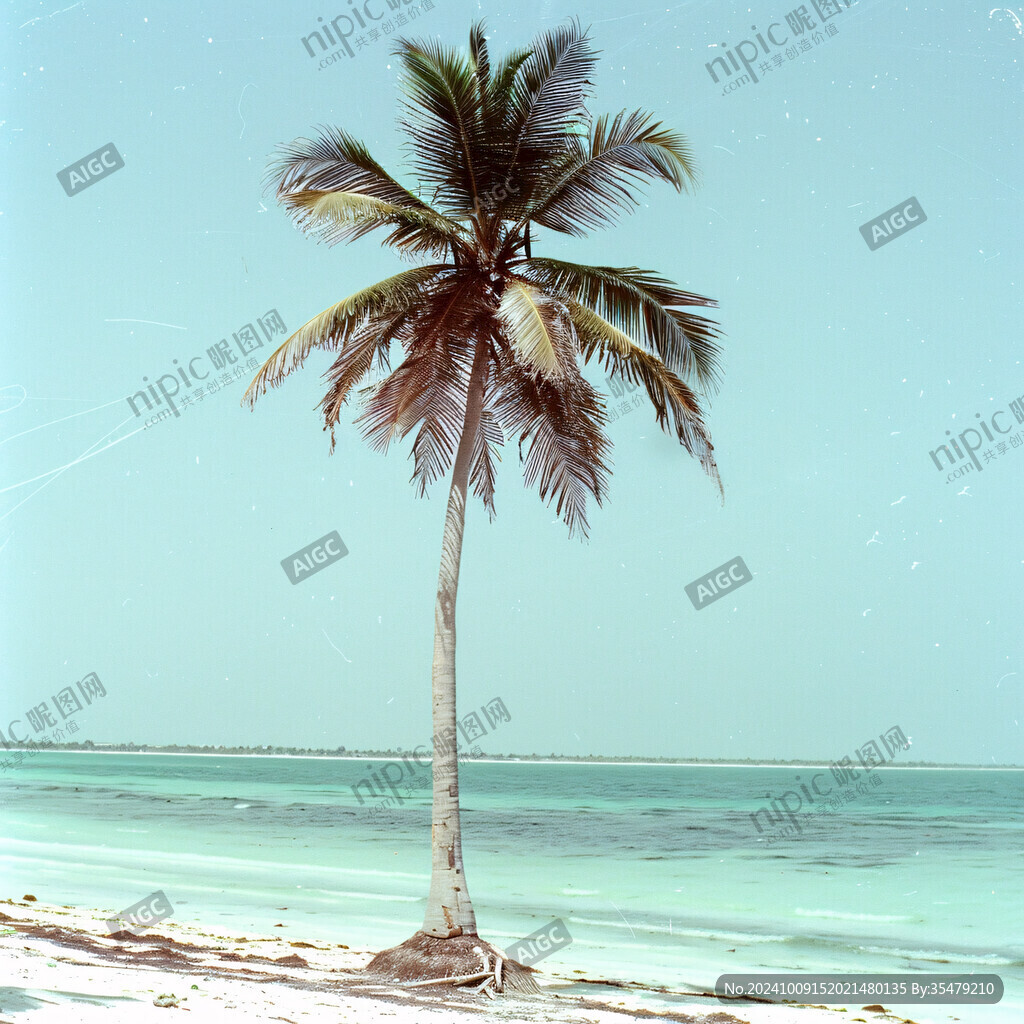 海边椰子树海边椰树