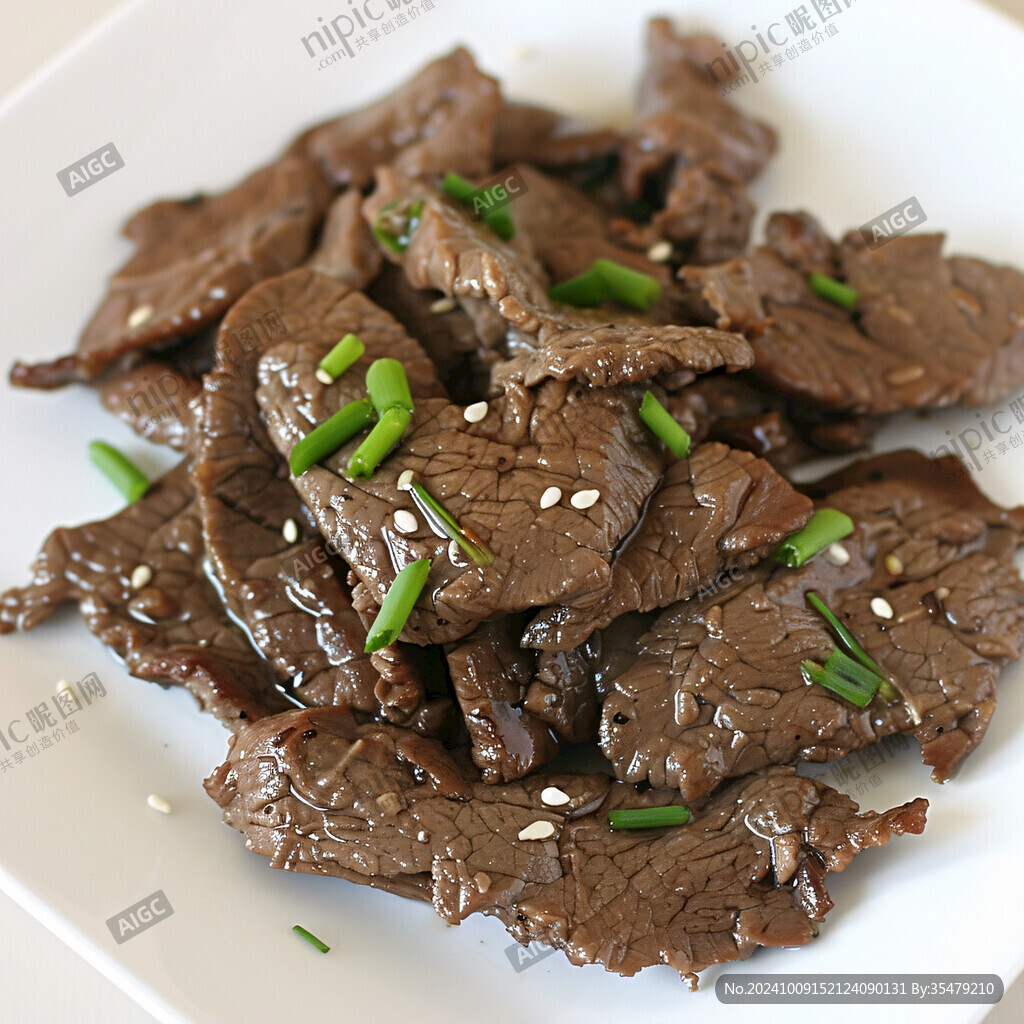 葱油醋牛肉