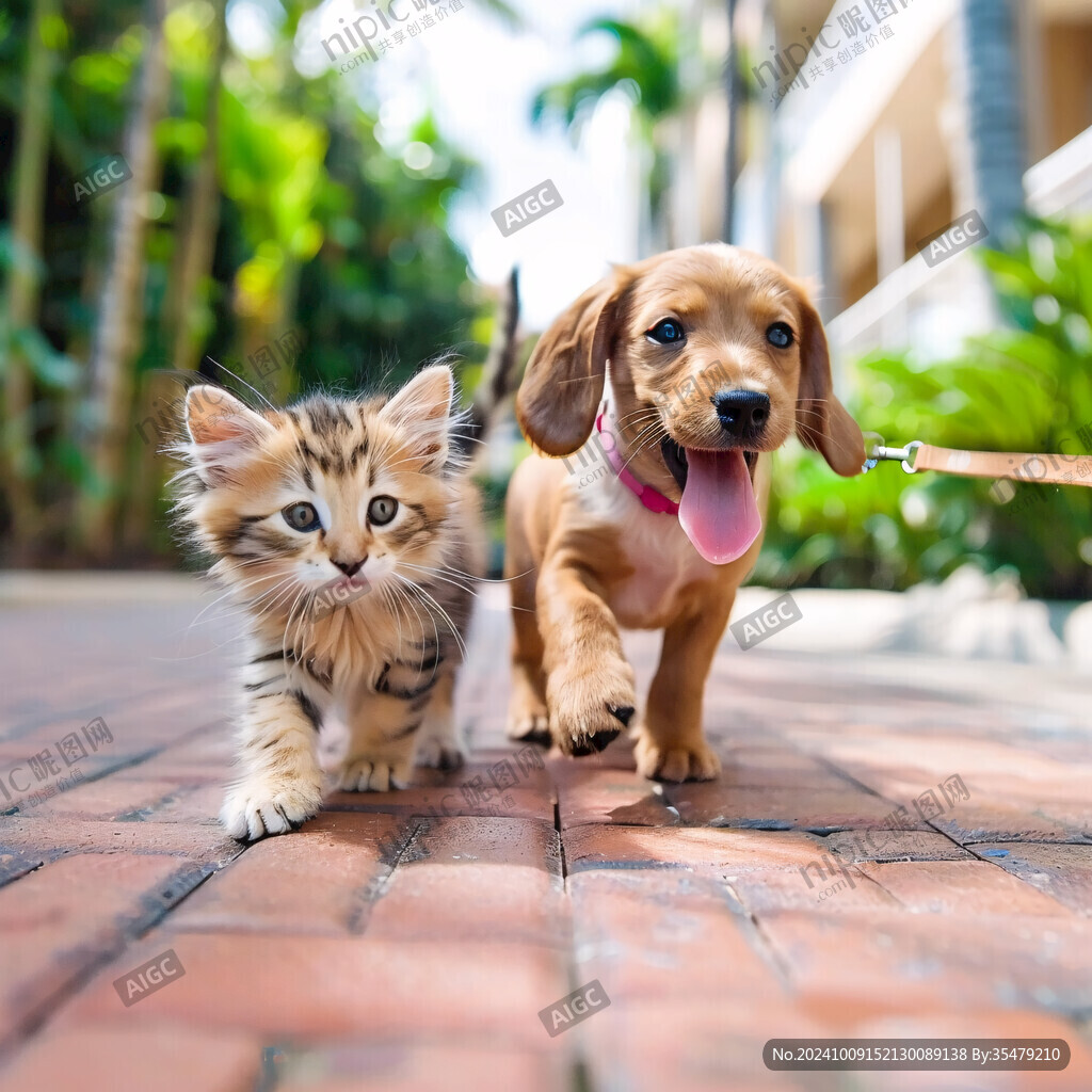 狗狗猫猫小宠物伙伴