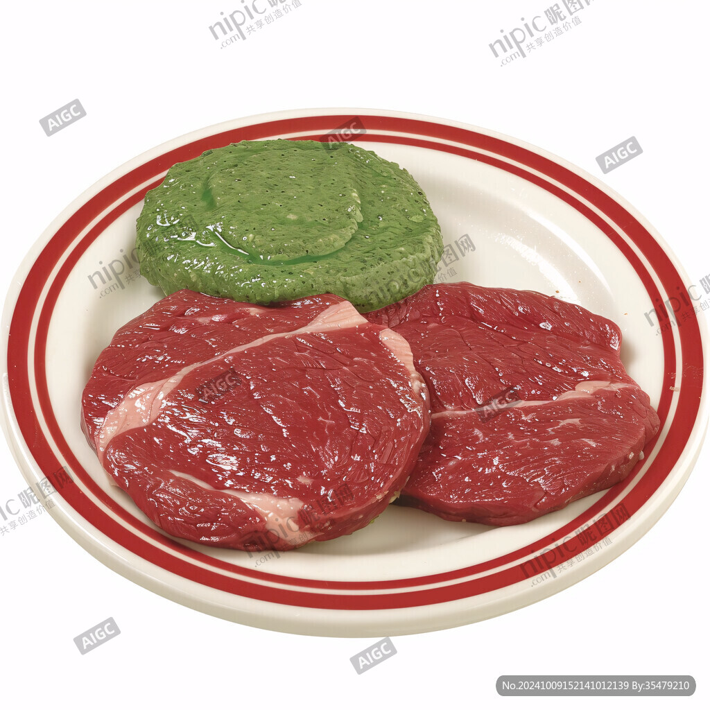两块牛肉素材