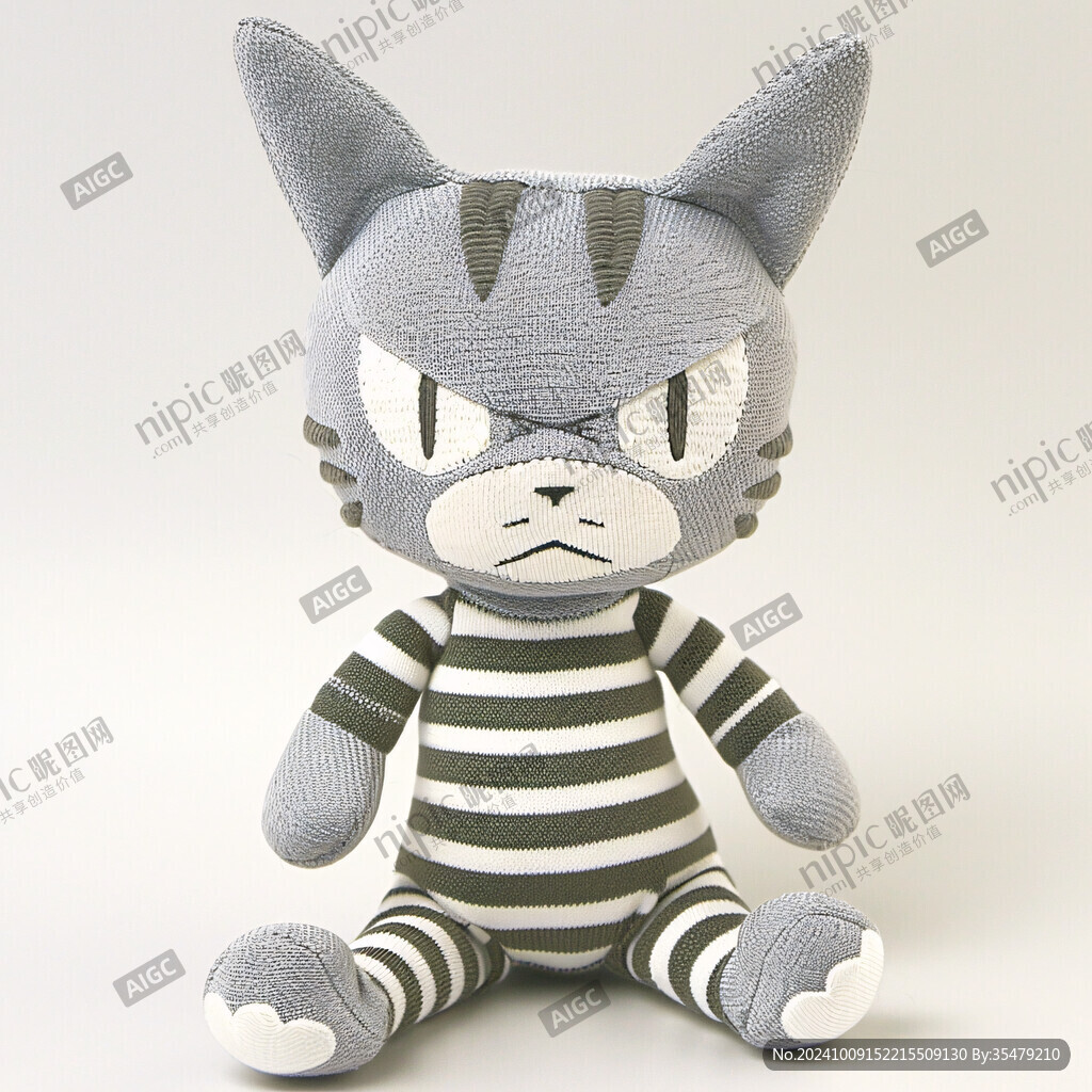 小猫公仔玩偶设计