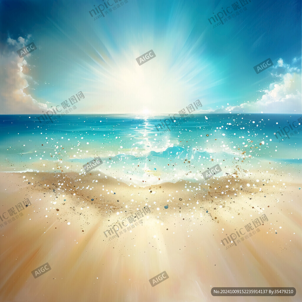 海洋阳光光线