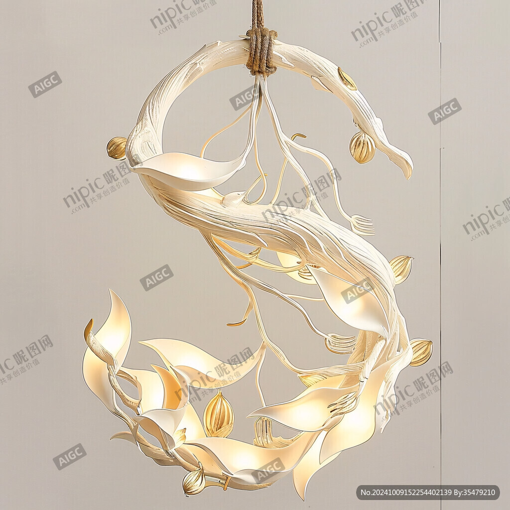 金花吊灯材质自定