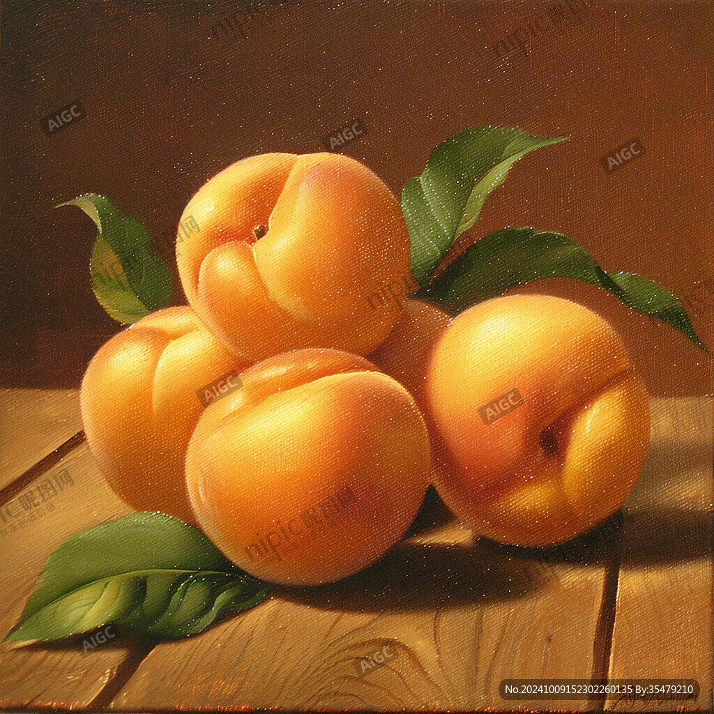 黄桃装饰画