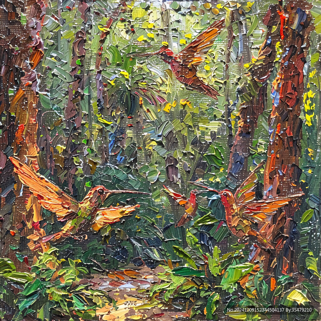 雨林装饰画
