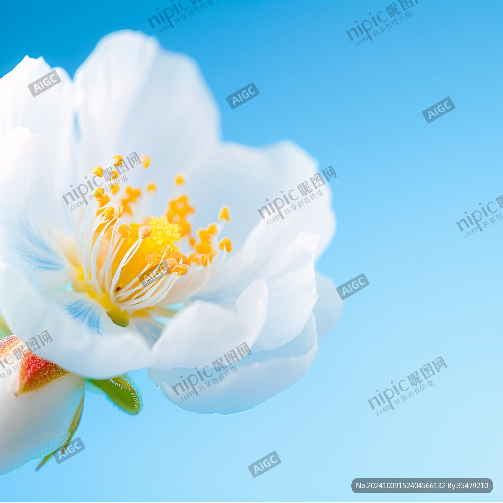 白色杏花梨花花瓣