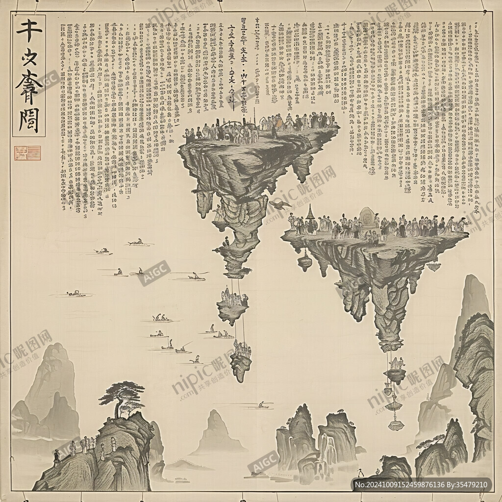 茶叶发源地插画