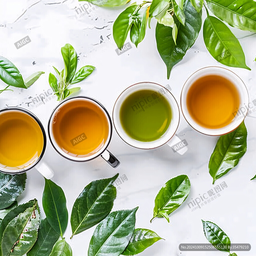 茶图片绿茶红茶