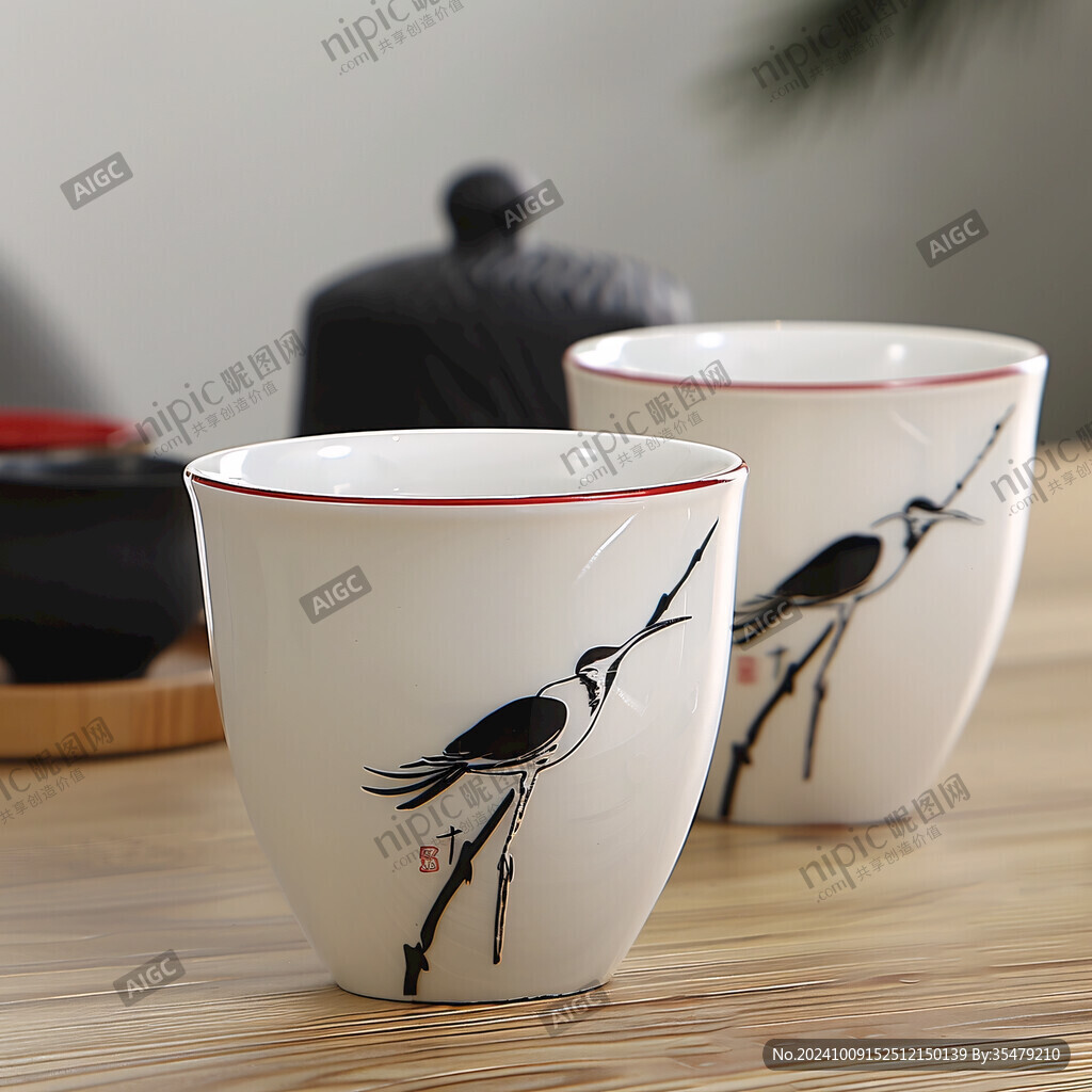 喜鹊杯子