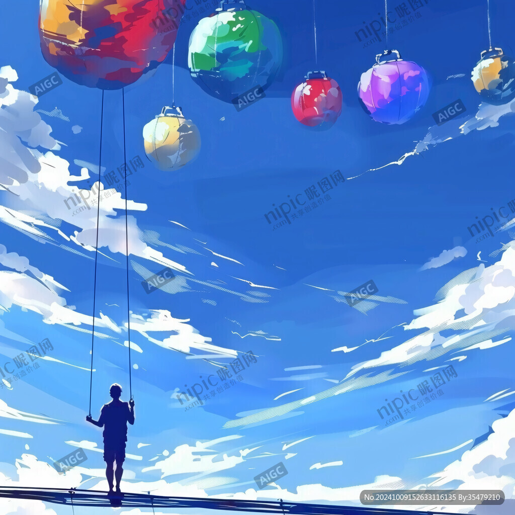 梦想象世界梦幻插画
