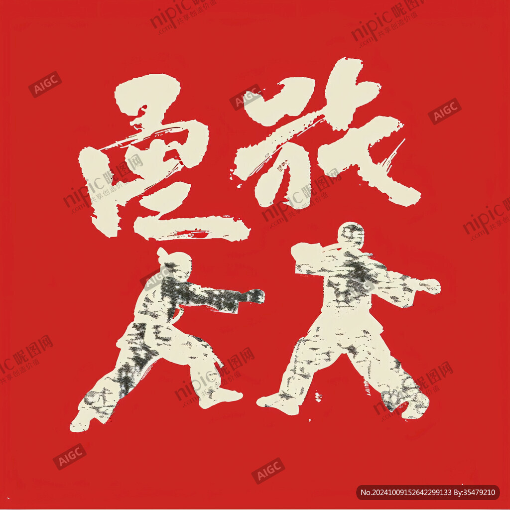 除暴书法字